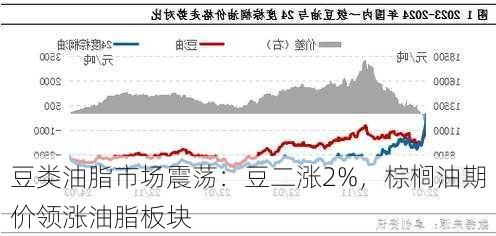 豆类油脂市场震荡：豆二涨2%，棕榈油期价领涨油脂板块