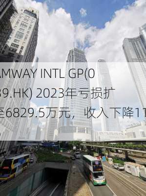 TEAMWAY INTL GP(01239.HK) 2023年亏损扩大至6829.5万元，收入下降11.5%