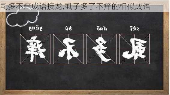 虱多不痒成语接龙,虱子多了不痒的相似成语