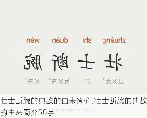 壮士断腕的典故的由来简介,壮士断腕的典故的由来简介50字