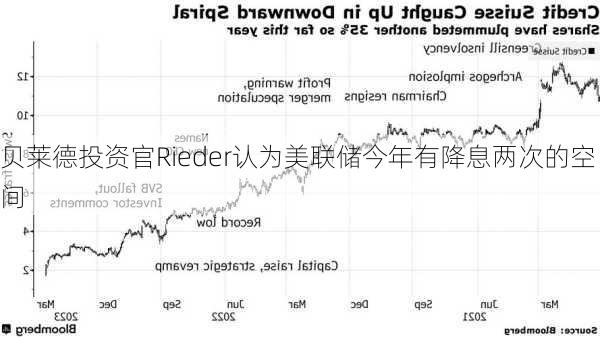 贝莱德投资官Rieder认为美联储今年有降息两次的空间