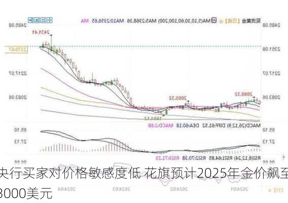 央行买家对价格敏感度低 花旗预计2025年金价飙至3000美元