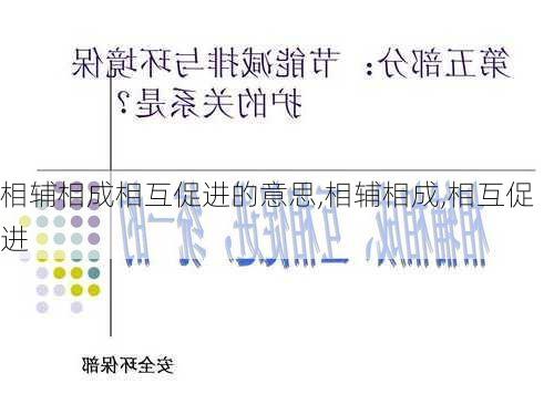 相辅相成相互促进的意思,相辅相成,相互促进