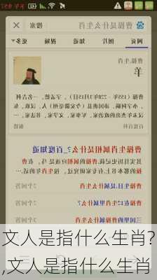 文人是指什么生肖?,文人是指什么生肖