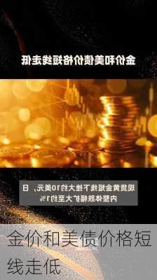 金价和美债价格短线走低