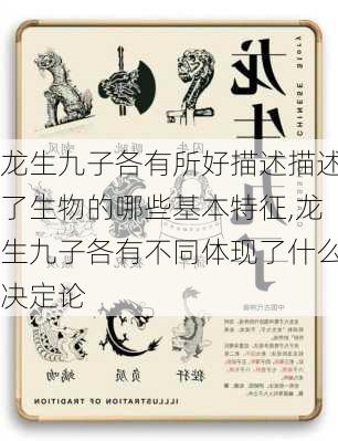 龙生九子各有所好描述描述了生物的哪些基本特征,龙生九子各有不同体现了什么决定论