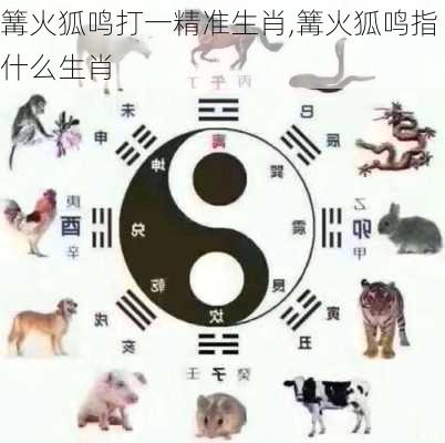 篝火狐鸣打一精准生肖,篝火狐鸣指什么生肖