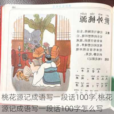 桃花源记成语写一段话100字,桃花源记成语写一段话100字怎么写