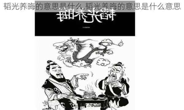 韬光养晦的意思是什么,韬光养晦的意思是什么意思