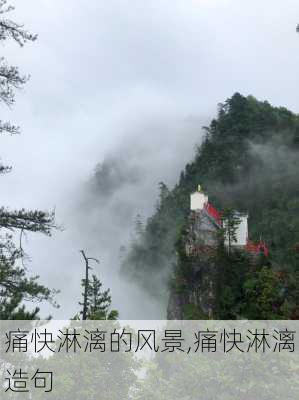 痛快淋漓的风景,痛快淋漓造句