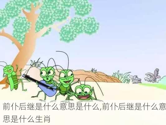 前仆后继是什么意思是什么,前仆后继是什么意思是什么生肖