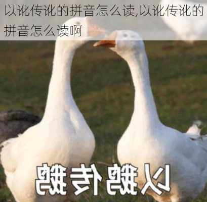 以讹传讹的拼音怎么读,以讹传讹的拼音怎么读啊