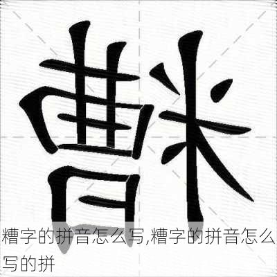 糟字的拼音怎么写,糟字的拼音怎么写的拼