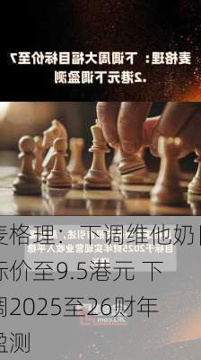 麦格理：下调维他奶目标价至9.5港元 下调2025至26财年盈测