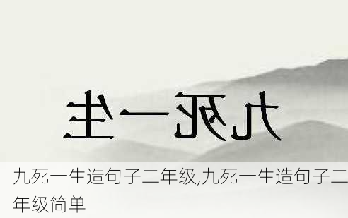 九死一生造句子二年级,九死一生造句子二年级简单