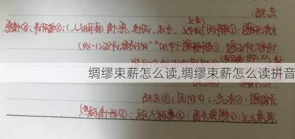 绸缪束薪怎么读,绸缪束薪怎么读拼音