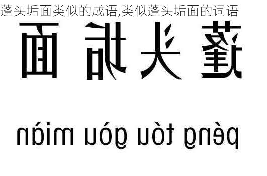 蓬头垢面类似的成语,类似蓬头垢面的词语