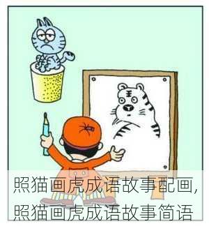 照猫画虎成语故事配画,照猫画虎成语故事简语