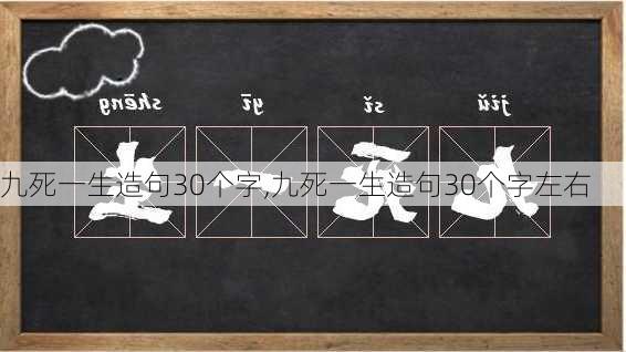 九死一生造句30个字,九死一生造句30个字左右