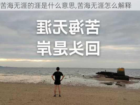 苦海无涯的涯是什么意思,苦海无涯怎么解释