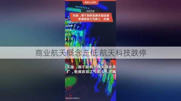 商业航天概念走低 航天科技跌停