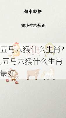 五马六猴什么生肖?,五马六猴什么生肖最好