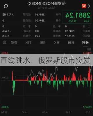 直线跳水！俄罗斯股市突发