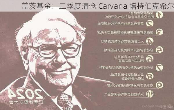 盖茨基金：二季度清仓 Carvana 增持伯克希尔