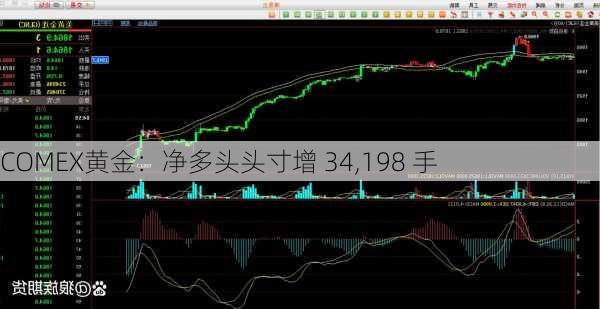 COMEX黄金：净多头头寸增 34,198 手