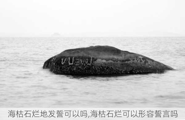 海枯石烂地发誓可以吗,海枯石烂可以形容誓言吗