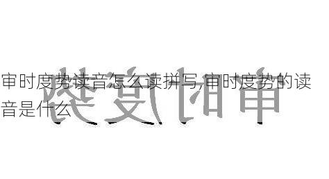 审时度势读音怎么读拼写,审时度势的读音是什么