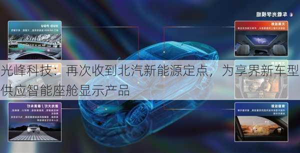 光峰科技：再次收到北汽新能源定点，为享界新车型供应智能座舱显示产品