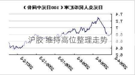 沪胶 维持高位整理走势