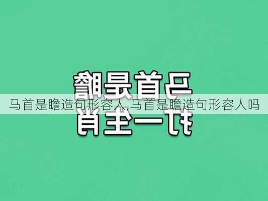 马首是瞻造句形容人,马首是瞻造句形容人吗