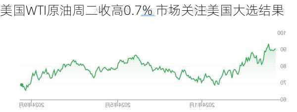 美国WTI原油周二收高0.7% 市场关注美国大选结果