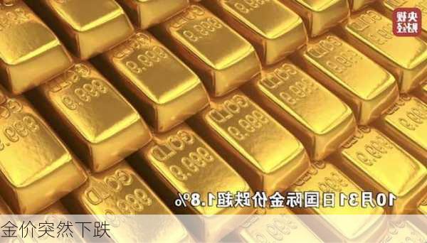 金价突然下跌