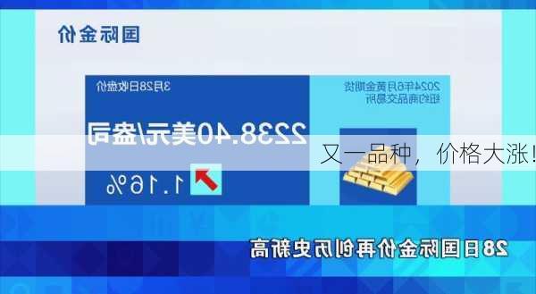 又一品种，价格大涨！