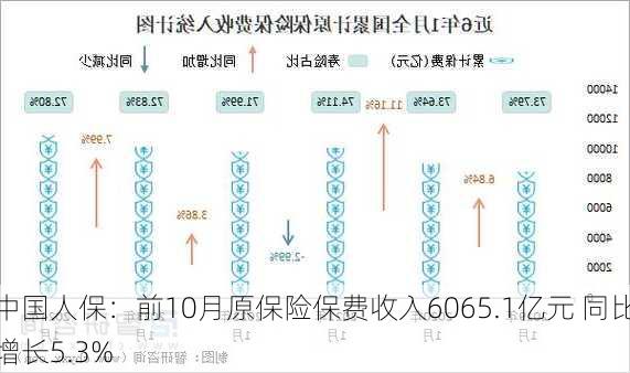 中国人保：前10月原保险保费收入6065.1亿元 同比增长5.3%