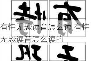 有恃无恐读音怎么读,有恃无恐读音怎么读的