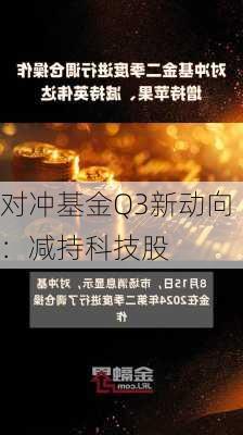 对冲基金Q3新动向：减持科技股