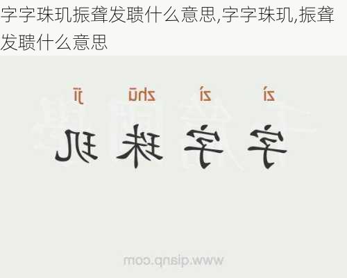 字字珠玑振聋发聩什么意思,字字珠玑,振聋发聩什么意思