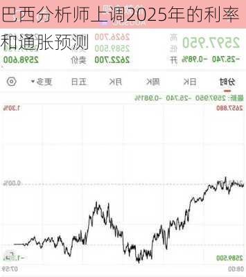 巴西分析师上调2025年的利率和通胀预测