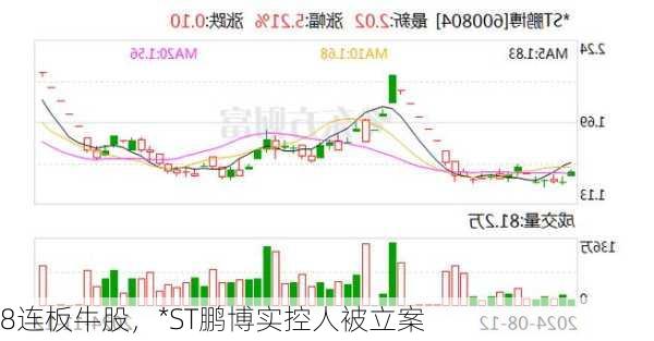 8连板牛股，*ST鹏博实控人被立案