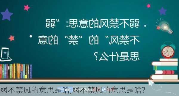 弱不禁风的意思是啥,弱不禁风的意思是啥?