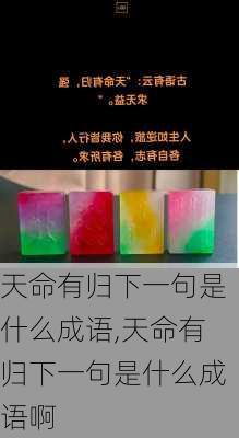 天命有归下一句是什么成语,天命有归下一句是什么成语啊