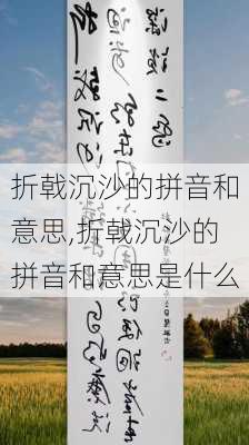 折戟沉沙的拼音和意思,折戟沉沙的拼音和意思是什么