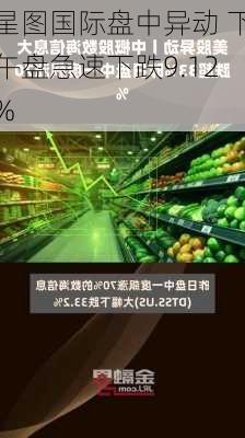 星图国际盘中异动 下午盘急速下跌9.12%