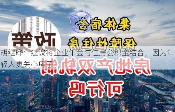 胡继晔：建议将企业年金与住房公积金结合，因为年轻人更关心房子