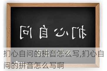 扪心自问的拼音怎么写,扪心自问的拼音怎么写啊